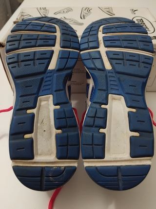 Zapatillas Asics Niña Talla 37 Azul/Rosa