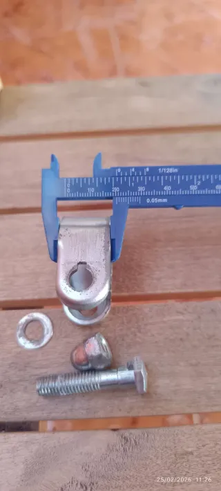 Abrazadera fija sillín bicicleta