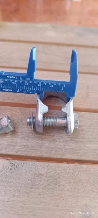 Abrazadera fija sillín bicicleta