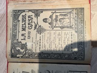 Revista Vintage La Mujer en su casa año 1902