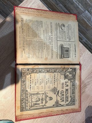Revista Vintage La Mujer en su casa año 1902