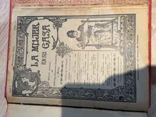 Revista Vintage La Mujer en su casa año 1902
