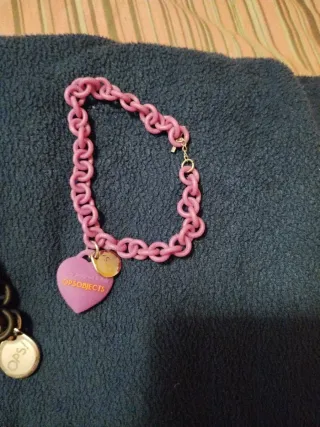 Set 2 bracciali Ops! neri e rosa