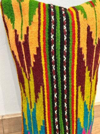 Coppia federe per Cuscini Lana Tessuto Etnico