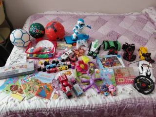 Lote Juguetes Niños: Coches, Pelotas, Puzzles
