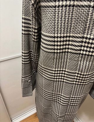 Vestido pata de gallo negro y blanco