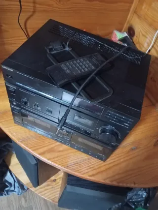 Equipo de música Technics negro