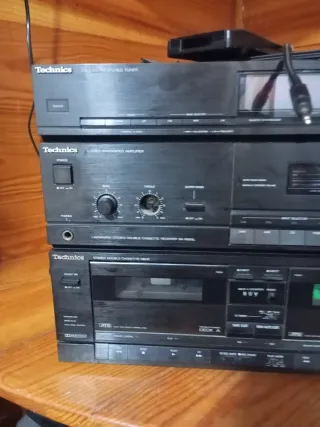Equipo de música Technics negro