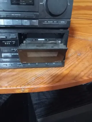 Equipo de música Technics negro