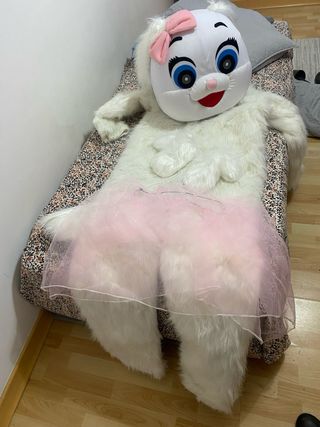 Disfraz Conejo Blanco Tutu Rosa adulto