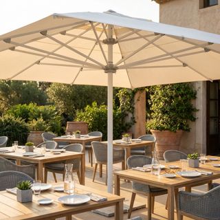 Ombrellone 5x5 m a Palo Centrale in Alluminio UV