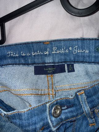 Levi's 531 Low Skinny Tiro Bajo Retro