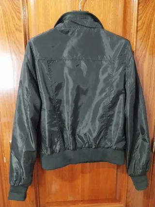 Chaqueta Cazadora Negra Mujer Kelrebec impecable .