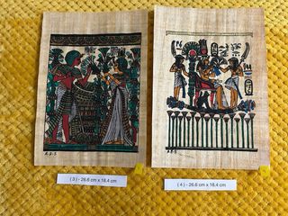 Lote 10 Papiros Egipcios Auténticos
