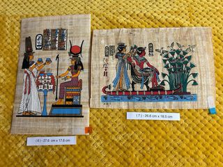 Lote 10 Papiros Egipcios Auténticos