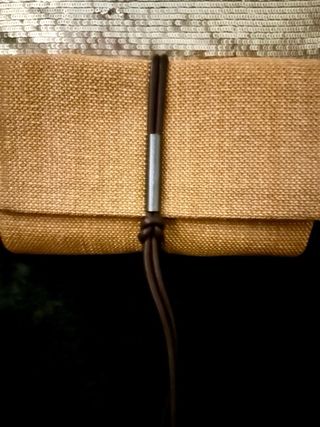 Bolso Adolfo Dominguez Piel Marrón y Dorado