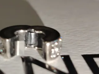 Clip Pandora ferma charm Argento Zirconi Gommini