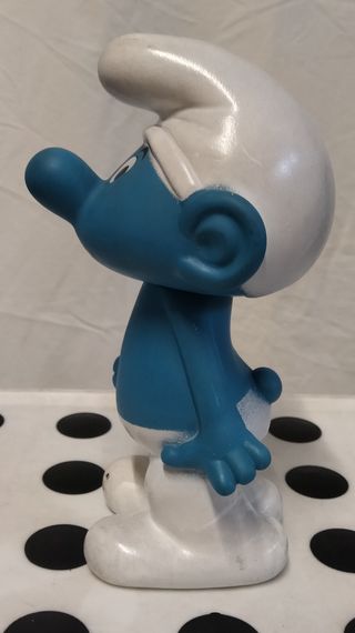 Puffo Brontolone Fischietto Vintage 1982 Furga