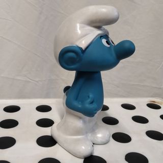 Puffo Brontolone Fischietto Vintage 1982 Furga