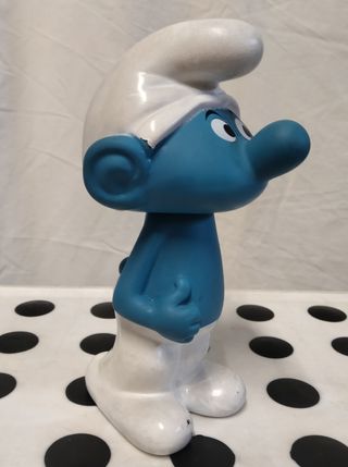 Puffo Brontolone Fischietto Vintage 1982 Furga