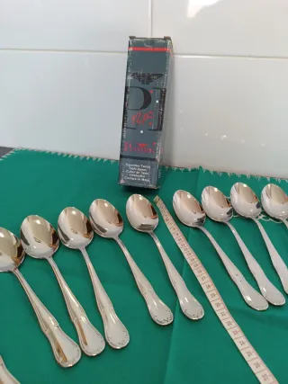 12 Cucharas Pintinox Acero Inoxidable