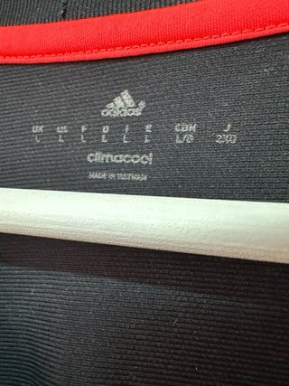 Camiseta Adidas Manchester United Negra Roja