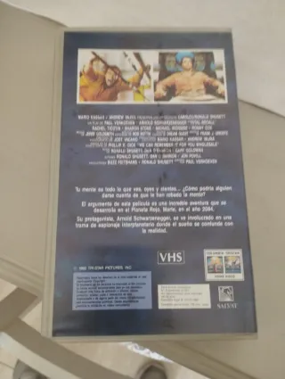 VHS Desafío Total Schwarzenegger