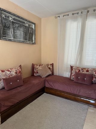 Divano Marocchino in Tessuto e Velluto