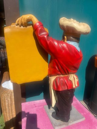 Figura Chef Porta Cartas