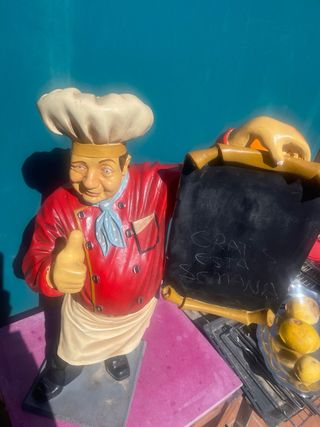 Figura Chef Porta Cartas