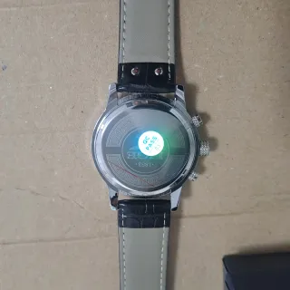 Orologio LIGE Cronografo Argento e Nero