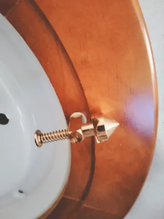 Plafón madera y cristal 2 bombillas E27