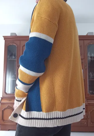 Cárdigan Zara Rayas Hombre