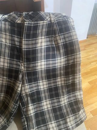 Bermudas cuadros vintage Talla 38