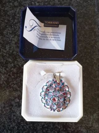 Colgante Sargadelos Porcelana Plata 925