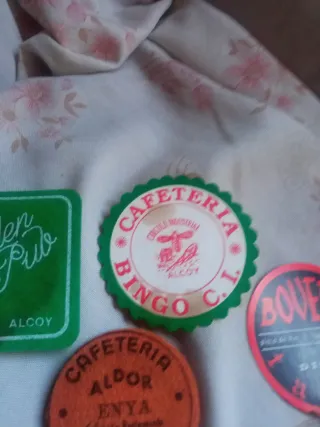 Lote 10 Posavasos Antiguos Alcoy