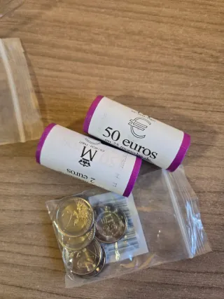 Rollos 2 euros conmemorativos UNC