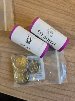 Rollos 2 euros conmemorativos UNC