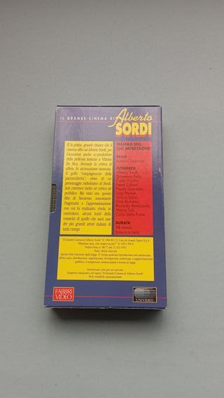 Mamma Mia che Impressione Alberto Sordi Vhs