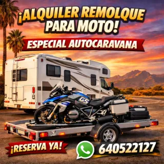 Alquiler Remolque Moto  Especial Semana Santa