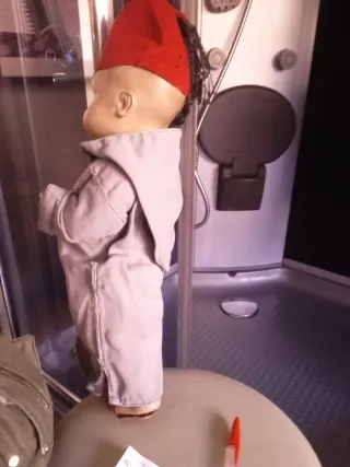 Muñeco porcelana antiguo traje musulmán