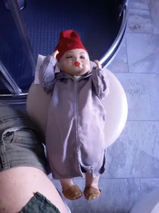 Muñeco porcelana antiguo traje musulmán