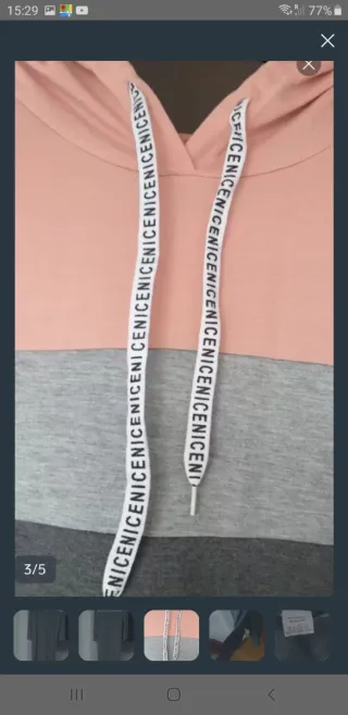 Vestido largo SHEIN color block