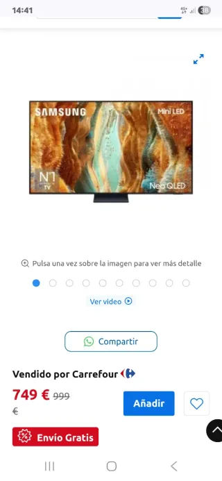 Samsung Neo QLED 65 Mini LED 2025 65QN74F