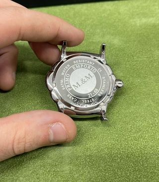 Cassa Orologio Primo Emporio Rossa e Argento