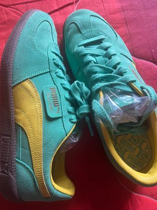Puma Palermo Suede 42.5 Verde Giallo