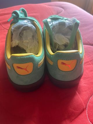 Puma Palermo Suede 42.5 Verde Giallo