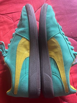 Puma Palermo Suede 42.5 Verde Giallo