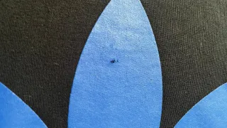 Sudadera Adidas Talla L Negra y Azul