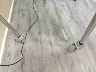 Mesa de trabajo de acero inoxidable  con ruedas